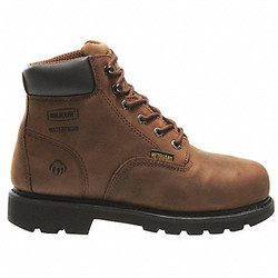 Wolverine 6-Inch Work Boot,M,8,Brown,PR  W05679