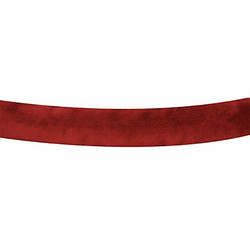 Lawrence Metal Classic Barrier Rope,6 ft,Red ROPE-VELR-22-06/0-X-XXXX-XX