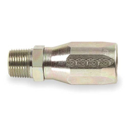 Eaton Aeroquip Hydraulic Hose Fitting,3/8"-18,Male,NPTF 4412-6-8S