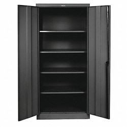 Hallowell Storage Cabinet,72"x48"x24",Black,4Shlv 425S24A-ME