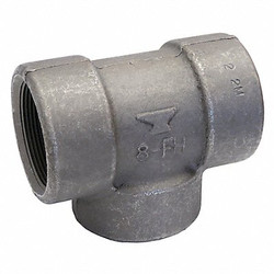 Anvil Tee, Forged Steel, 1/2 in Pipe Size,FNPT 0361024607