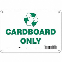 Condor Safety Sign,7 in x 10 in,Polyethylene 468U08
