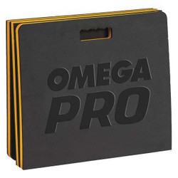 Omega Kneeling Pad,45.5"L,17 7/8"W,Foam,Black 85001