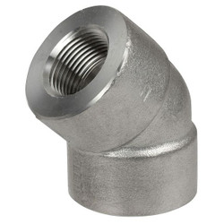 Manufacturer Varies 45 Elbow,304 SS, 1/4 in,FNPT,Class 3000 4307000152