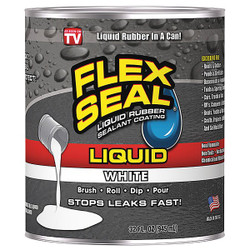 Flex Seal Leak Sealer,32 oz,Rubber Base,White LFSWHTR32