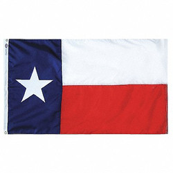 Tough-Tex State Flag,Texas,8ftH x 12ftW,2-Ply Poly  145309