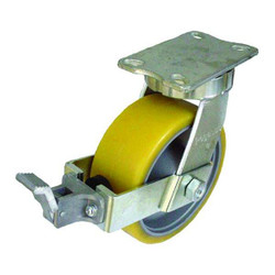 Sim Supply Kingpinless Plate Caster,Swivel,2000 lb.  P27S-UY060K-16-WK