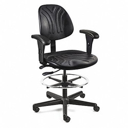 Bevco Chair,350 lb. wt. Cap.,Black Seat  7301D-AA-3750S/5