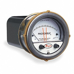 Dwyer Instruments Pressure Gauge,0 to 1 In H2O A3001AV