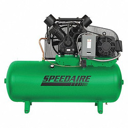Speedaire Electric Air Compressor, 15 hp, 2 Stage  35WC54