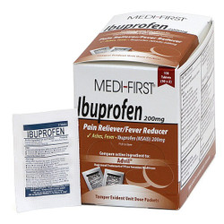 Medi-First Ibuprofen Pain/Fever Reducer,200mg,PK100 80833