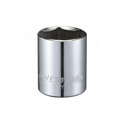 Westward Socket, Steel, Chrome, 1 in 53YU15