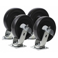 Portacool Caster Kit,Replacement,For 40JJ49,PK4 PARPACCST800