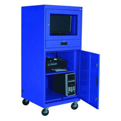 Manufacturer Varies Mbl CompCab,1Shlv,Blue,70"x30"x30" 462D20