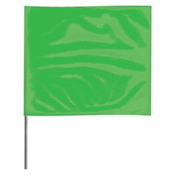 Sim Supply Marking Flag, 30", Glo Green,PVC,PK100  4530GG-200