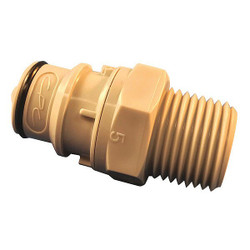 Colder Coupler,Polypropylene,Gray,Push In HFCD24812