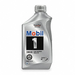 Mobil Engine Oil,0W-30,Full Synthetic,1qt 112746