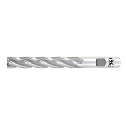 Osg Sq. End Mill,Single End,Cobalt,3/8" 5580500