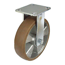 Sim Supply Kingpinless Plate Caster,Rigid,1400 lb.  P25R-ALB 200K-14