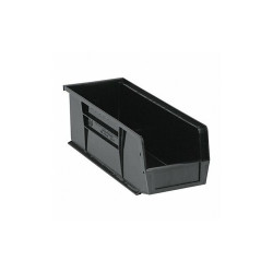 Quantum Storage Systems Hang and Stack Bin,Black,PP,5 in QUS234BR
