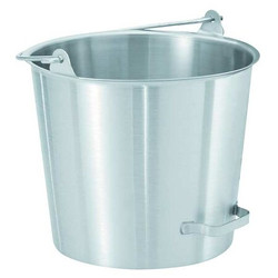 Vollrath Dairy Pail,12.06 in Dia,SS 58161