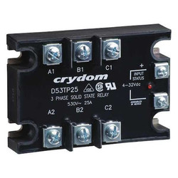 Crydom SolStatRely,In90-280VAC,Out48-530VAC,SCR A53TP50D