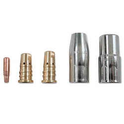 Mig Nozzles, Elliptical Series, 1/2 in Bore, Copper