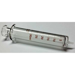 Fortuna Reusable Glass Syringe,30 mL,Luer Slip 7.102-44