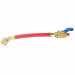 Yellow Jacket High Side Hose,Low Loss,9 In,Red 25602