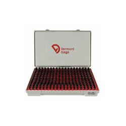 Vermont Gage Black Ox-Coated Pin Gauge Set,Dim Type " 901200500