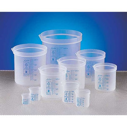 Dynalon Beaker,1 L,126 mm H,127 mm Dia,PK5  522085-1000