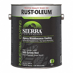 Sierra S60 Epoxy Paint Base,S60,Safety Red,1gal,Can 248279