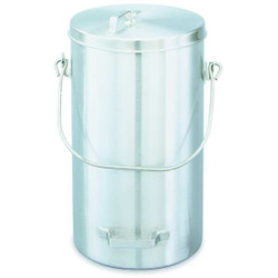 Vollrath Covered Ice Cream Pail,9 3/8 in Dia,SS  59200