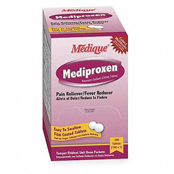 Medique Naproxen Sodium Pain/Fever Relief,PK100 23733