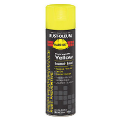 Rust-Oleum Rust Preventative,Fluorescent,Ylw,14 oz. 2242838