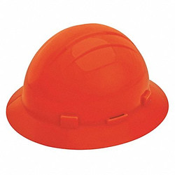 Erb Safety Hard Hat,Type 1, Class E,Hi-Vis Orange 19265