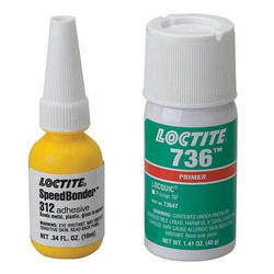 Loctite Acrylic Adhesive,Bottle,No Mix Mix Ratio  228191