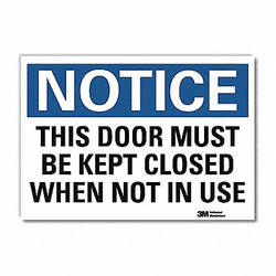 Lyle Notice Sign,5inx7in,Reflective Sheeting U5-1552-RD_7X5
