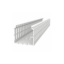 Abb Installation Products Wiring Duct,Wide Slot Wall,White,6 ft. L TYD1X4WPW6