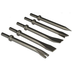 Speedaire Chisel Set,Round Shank Shape,0.401in,PK5 PN12V728043G
