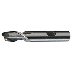 Cleveland Sq. End Mill,Single End,HSS,7/8" C41635