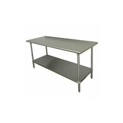 Advance Tabco Fixed Work Table,SS,60" W,36" D SS-365