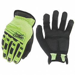 Condor Mechanics Gloves,Hi-Vis Green,11,PR 488C57