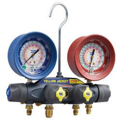 Yellow Jacket Manifold Gauge Set, 3 1/8 in Gauge 46010