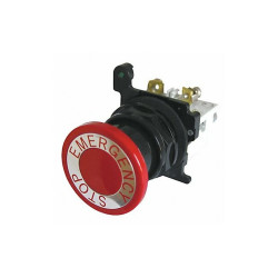 Eaton Non-Illuminated Push Button,Red E34GFBC2N8-3X