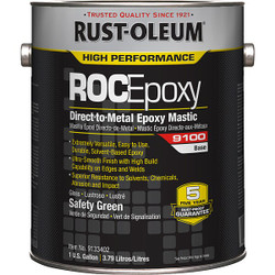 Rust-Oleum Epoxy Paint Base,Safety Green,1 gal,Can 9133402