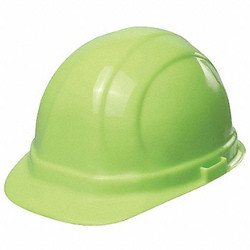 Erb Safety Hard Hat,Type 1, Class E,Hi-Vis Green 19130-HIVIS LIME