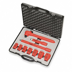 Knipex Insulated Socket Wrench Set,10 pc. 98 99 11 S5