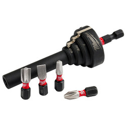 Milwaukee Tool Conduit Reaming Bit Holder,4" L 48-32-2350