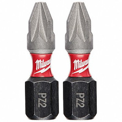 Milwaukee Tool Insert Bit,1/4" Shank Size,1" Bit L,PK2 48-32-4432